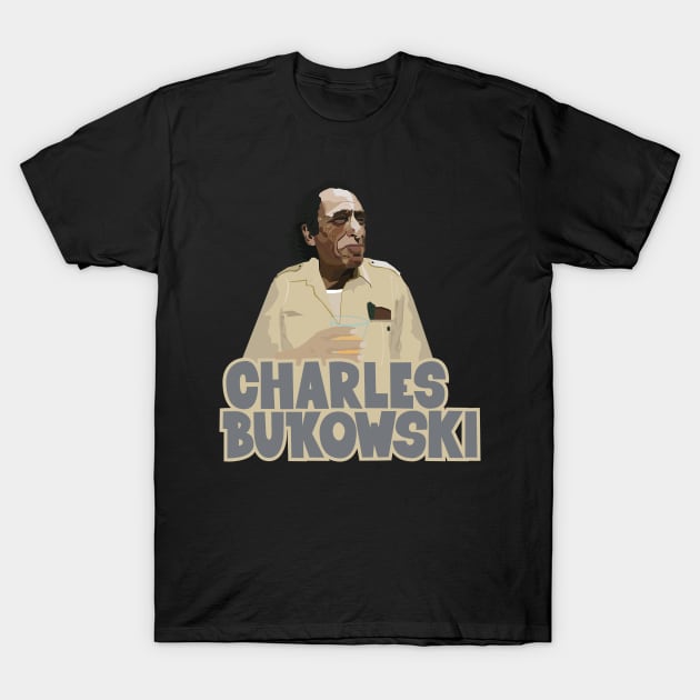 Charles Bukowski: A Glimpse Beyond Conformity T-Shirt by Boogosh